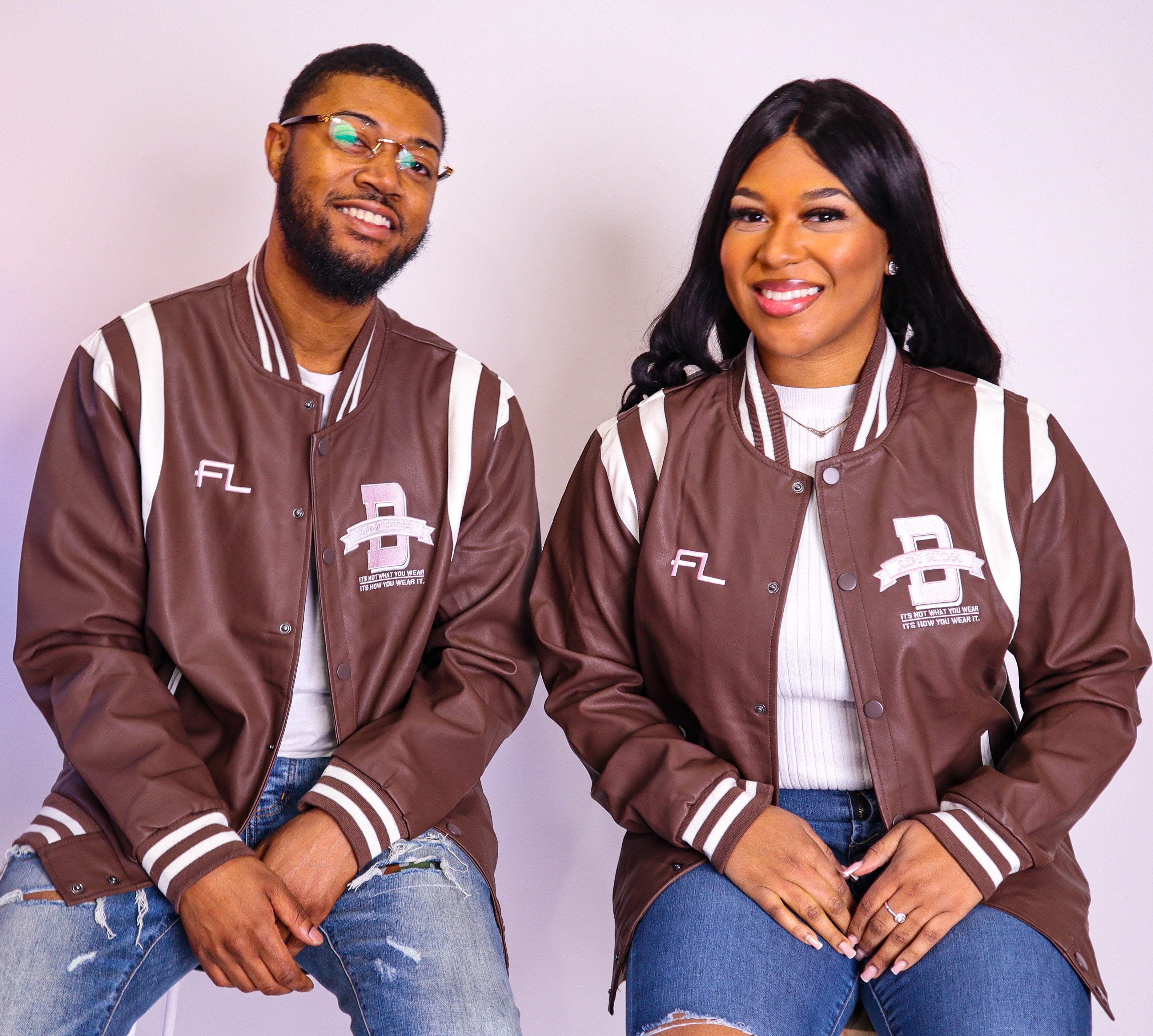 FL Letterman Brn/Pnk