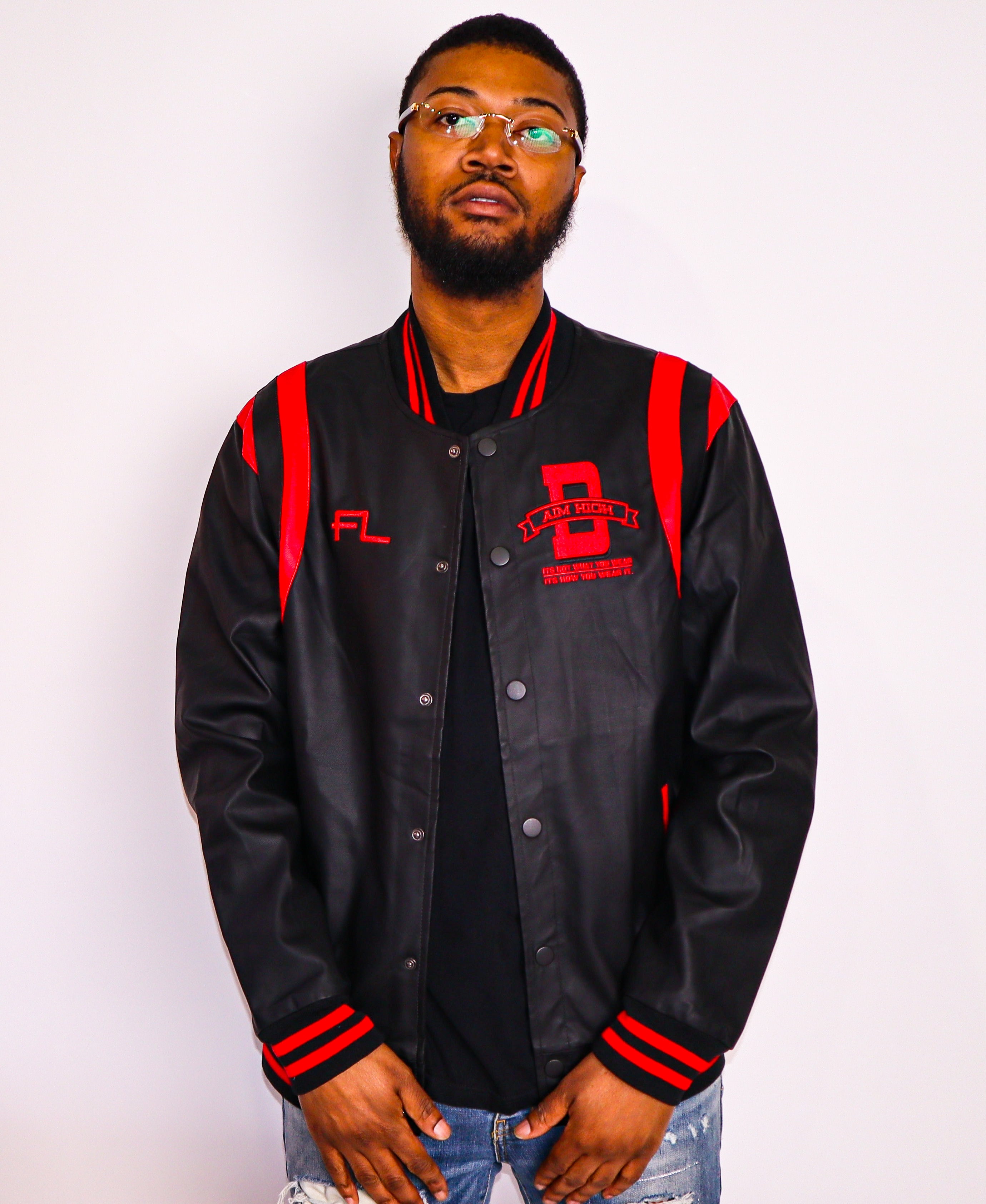 FL Letterman Blk/Red